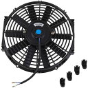 【お買い物マラソン限定!最大5%OFF対象】 12V ラジエーター ファン プル式 電動 薄型 汎用 冷却 KRB285