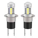 Saki&Masa LED フォグランプ H3C 左右2個セット H3D 2835smd プロジェクターレンズ