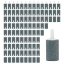 【お買い物マラソン限定!最大5%OFF対象】 RYOTBASE エア ストーン 水槽 細かい泡 円筒 円柱 気泡 ディフューザー メダカ 金魚 シュリンプ 酸素 エアレーション アクアリウム 高さ2.5cm×幅1.5cm グレー