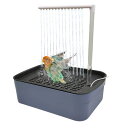 SALUDABLE インコ シャワー 水浴び バードバス 鳥 小鳥 清潔 自動循環 容器 USB給電
