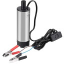 PLEAVIT 水中ポンプ 12v 小型 毎分30L スイッチ式 バッテリークランプ ビルジポンプ 給水 排水