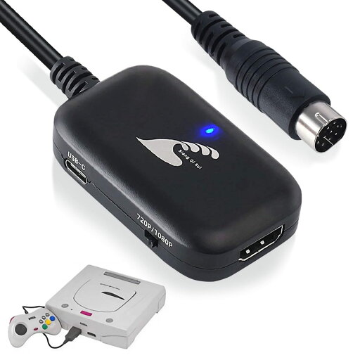 【お買い物マラソン限定!最大5%OFF対象】 Eishin セガサターン HDMI 変換 コンバーター SEGA SATURN HDMI 接続 ケーブル SS 【お買い物マラソン限定!最大5%OFF対象】 Eishin セガサターン HDMI 変換 コンバーター SEGA SATURN HDMI 接続 ケーブル SS