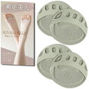 NIJISoRa つま先 靴下 つま先ソックス パンプス用 2足セット 足指 パーツソックス パンプス 靴下 モスグリーン(4)