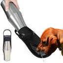 Archnote 犬 水飲み器 散歩 水 給水ボトル 水筒 ウォーターボトル ペットウォーターボトル ステンレス 750ml