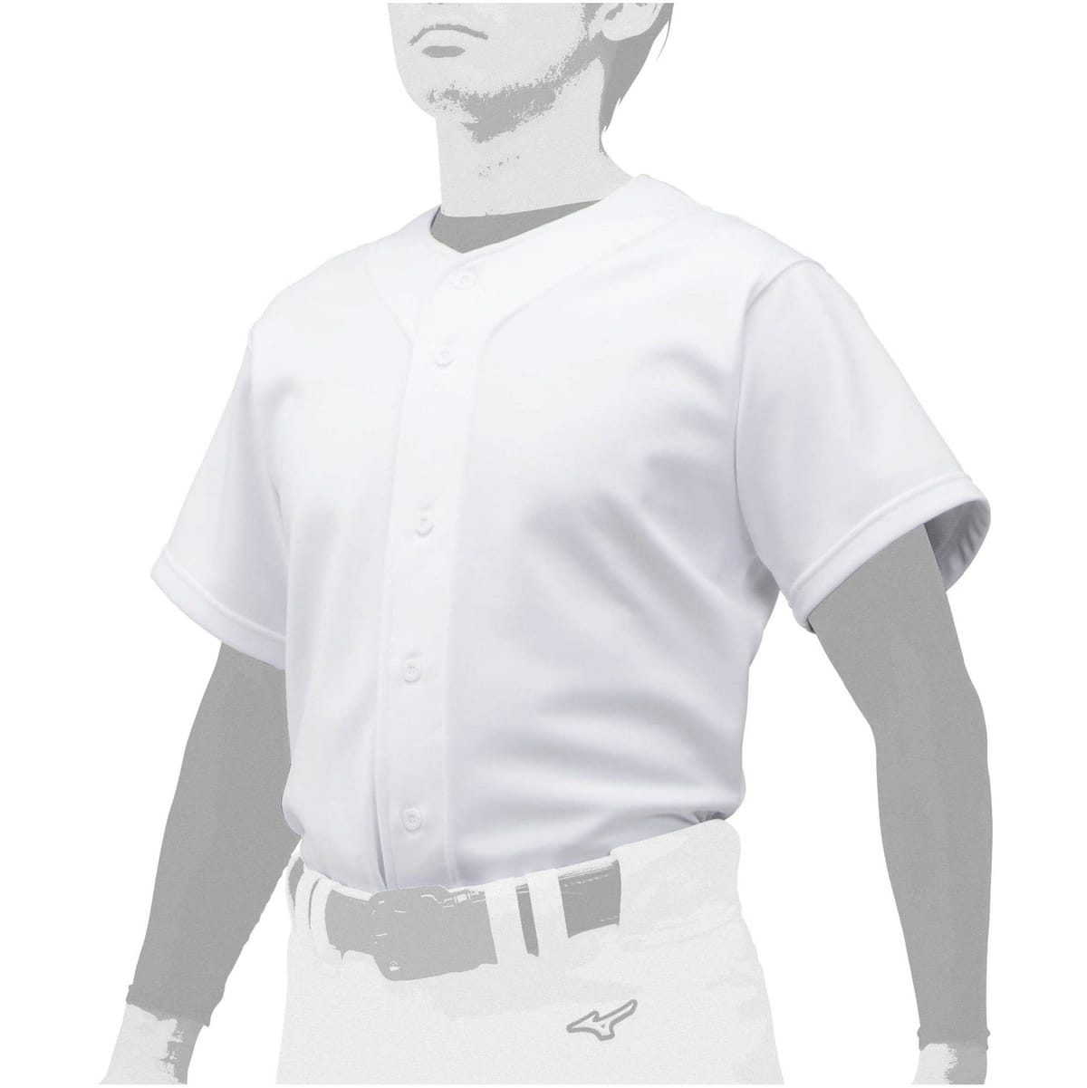 MIZUNO(ミズノ) 野球 ユニフォーム GACHIユニフォームシャツ 12JC9F60 ホワイト