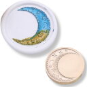 【お買い物マラソン限定!最大5%OFF対象】 【三日月 ステッチ 星 月】シーリングスタンプ ヘッド シーリングワックス 封蝋 (サイズ:縦30mm 横30mm)