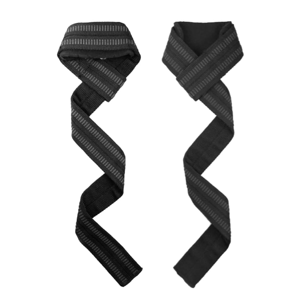 リストストラップ 筋トレ ナイロン 手首 8の字 初心者 高重量 トレーニング デッドリフト 懸垂 黒 赤