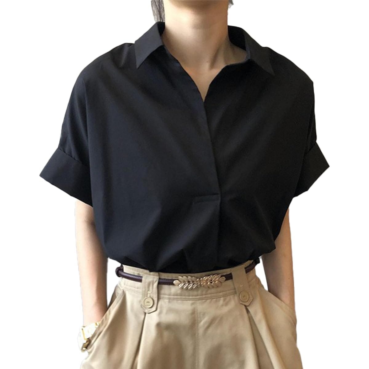 ꡪ5%OFFоݡ [WEARBIE] [ӡ] ĥ֥饦 륢åµ դ Ⱦµ ɥޥ󥹥꡼ ե...