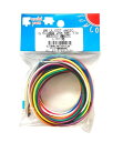 【10色×各1m】UL1007 AWG20 電子工作用 配線コード 耐熱ビニル電線 サンコー電商(黒 白 赤 黄 緑 青 茶 橙 灰 紫)