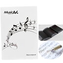 楽譜ファイル 4面展開 作曲 譜面 レッスン 6枚収納 A4 書込み 収納 ホルダー 演奏会 発表会