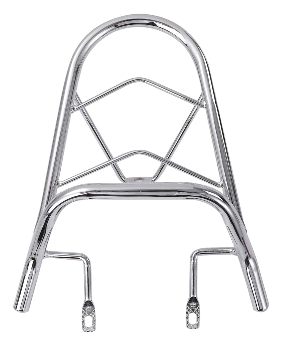 ヤマハ 用 リアキャリア メッキ 4st ビーノ SA26J SA37J YAMAHA バイク 荷台 汎用 社外品 カスタムパーツ