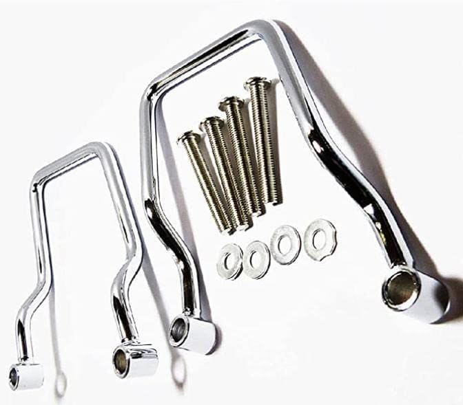 one+lifestyle Vツイン マグナ 250 750 バッグ サポート サドルバッグ サポート ホンダ HONDA V-Twin MAGNA スチール クロームメッキ 12.5cm