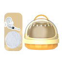 Crystal craft 小動物ケージ お出かけ ハムスター チンチラ おでかけキャリー ふわふわベッド&給水器付き(4)