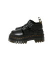 Dr.Martens Ricki 3-Strap(27405001)【ドクターマーチン リッキ— 3ストラップ】国内正規品 レディース ウィメンズ サンダル フットウェア シューズ 靴 厚底 イエローステッチ モード カジュアル ストリート シンプル オールシーズン ブラック 23cm/24cm/25cm