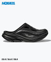 HOKA ONE ONE W ORA RECOVERY MULE(1147951-BBLC)【ホカオネオネ ウィメンズ リカバリー ミュール】国内正規品 レディース ウィメンズ サンダル シューズ 靴 フットウェア シンプル カジュアル スポーティー ブラック 23cm/24cm/25cm