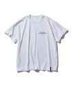 MOUNTAIN RESEARCH Outsiders(MTR3901)【マウンテンリサーチ アウトサイダー】国内正規品 メンズ トップス Tシャツ 半袖 ショートスリーブ ロールアップ袖 ストリート カジュアル トレンド 人気ブランド ポリエステル ホワイト M/L/XL 春夏 新作