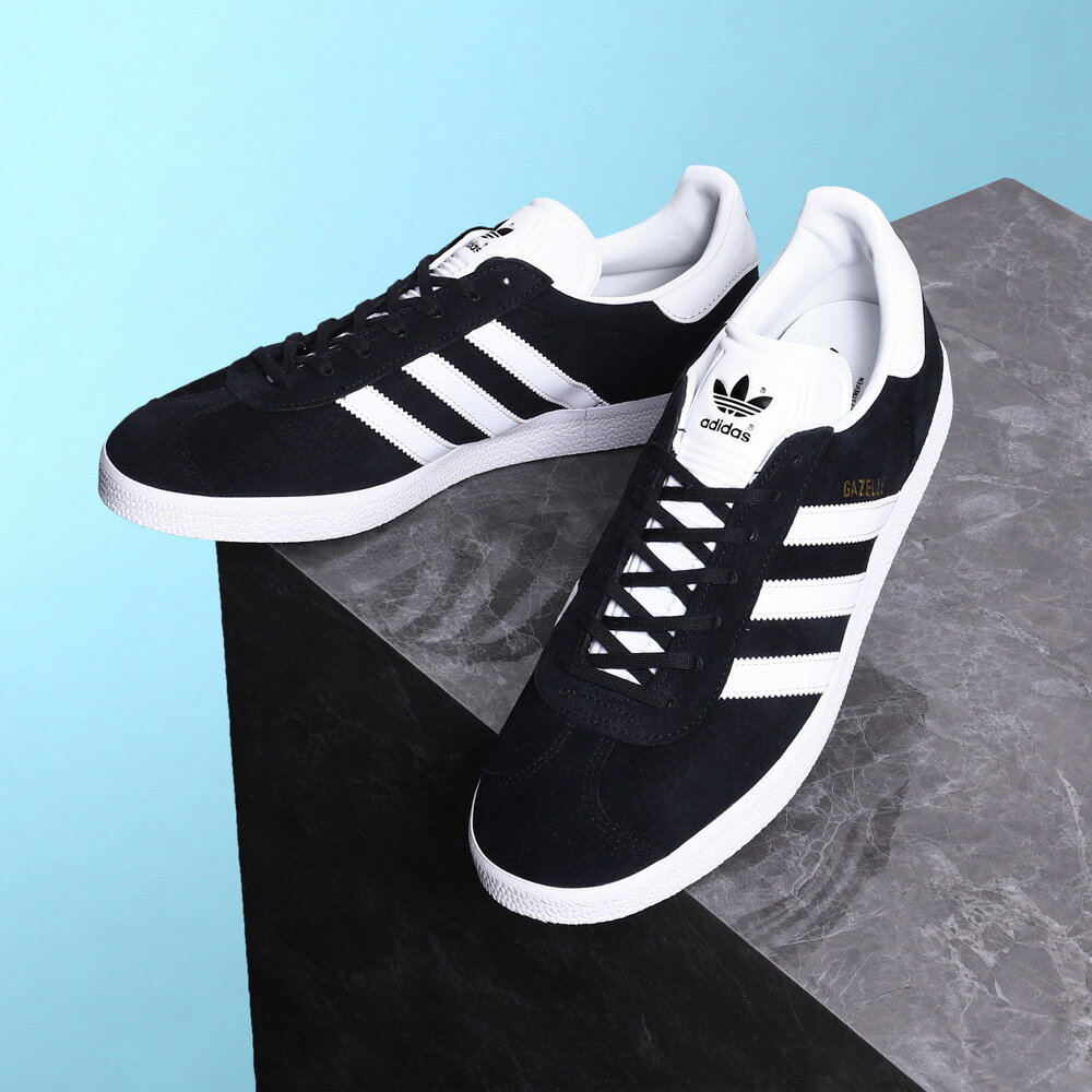 adidas GAZELLE(BB5476)【アディダス ガゼル】国内正規品 ユニセックス シューズ スニーカー フットウェア 靴 カジュアル ストリート シンプル スポーティー スポーツ タウンユース 合わせやすい ペアルック オールシーズン ブラック 23~30cm ギフトラッピングOK