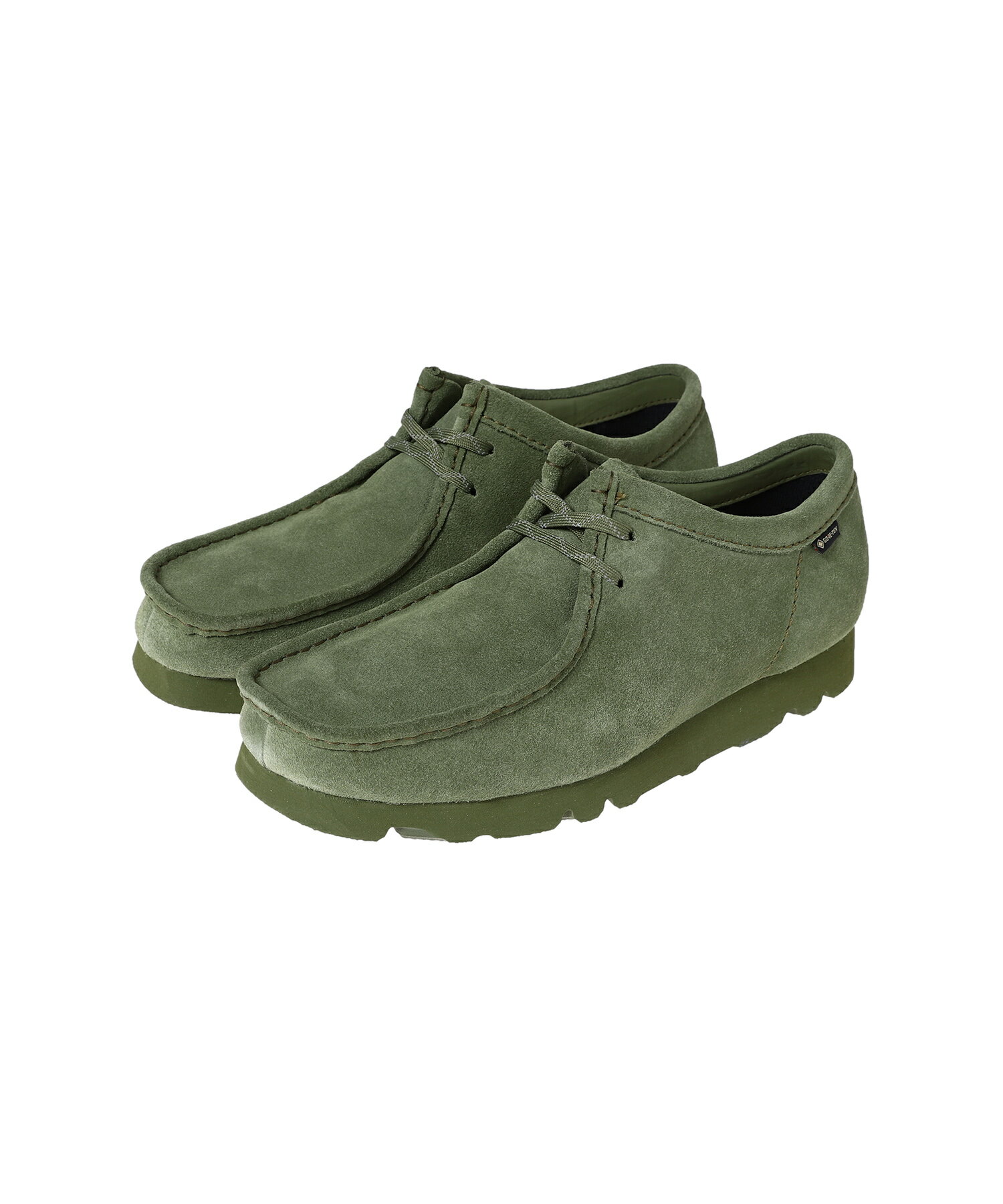 Clarks Wallabee GTX Loden Green(26174044)【クラークス ワラビー ゴアテックス ローデングリーン】国内正規品 メンズ シューズ ブーツ モカシン フットウェア 靴 ストリート カジュアル 定番アイテム GORE-TEX 全天候対応 防水 撥水 高機能 グリーン23AW 3