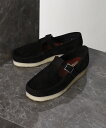 クラークス Clarks Wallabee T Bar Black Sde (26175666)【クラークス ワラビーTバー ブラックスエード】国内正規品 レディース ウィメンズ シューズ サンダル フットウェア 靴 ストリート カジュアル シンプル ナチュラル 23cm~24.5cm ブラック 24SS 新作