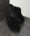 クラークス Clarks TrekWedge Mule Black Sde(26175869)【クラークス トレックウェッジミュール ブラックスエード】国内正規品 レディース ウィメンズ サンダル シューズ フットウェア 靴 ストリート カジュアル シンプル ナチュラル ブラック 23/23.5/24.5cm 24SS 新作