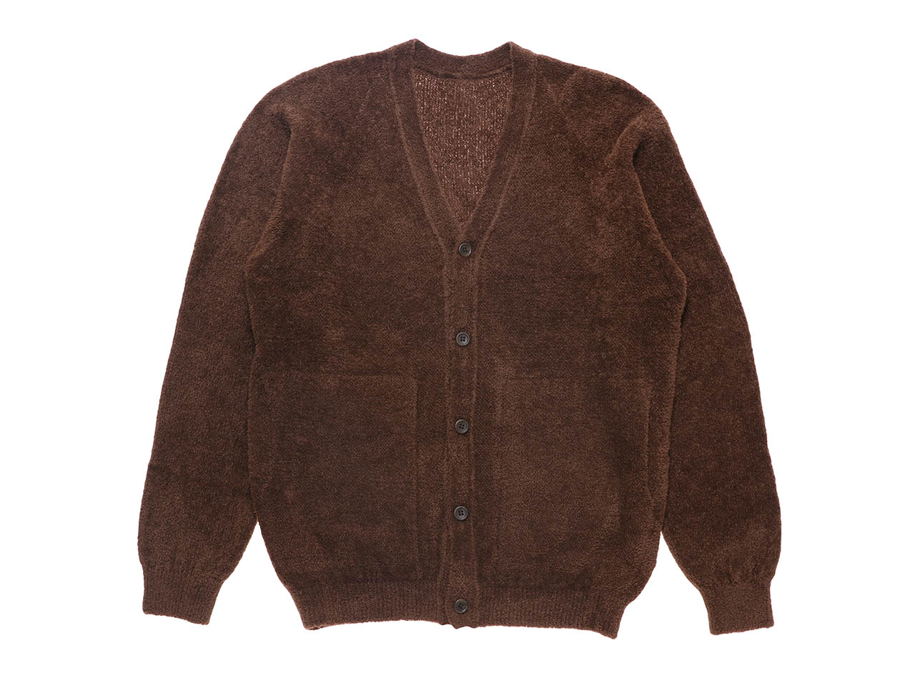 【ラスト1点 ブラウン Sサイズ】crepuscule Cotton mole cardigan (2003-006)【クレプスキュール コットンモールカーディガン】正規取扱店 ユニセックス トップス カーディガン アウター ★レビューキャンペーン対象