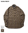 DAIWA PIER39 TECH CAMP-COLLAR SHIRTS JACKET(BE-81023)【ダイワピア39 テックキャンプカラーシャツジャケット】国内正規品 メンズ トップス アウトドア ストリート カジュアル シンプル 23SS 春夏 ブラウン チェック柄