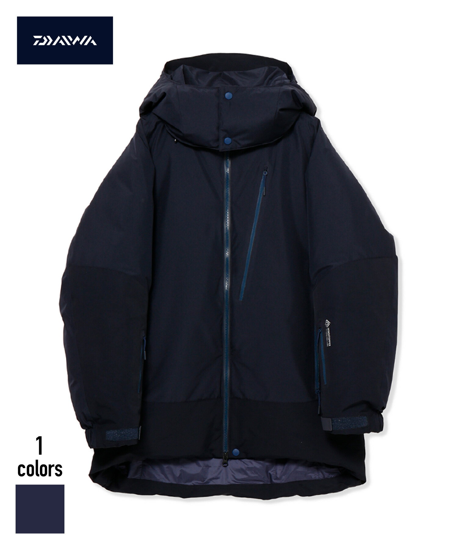 楽天FIGUREDAIWA LIFE STYLE EXPEDITION DOWN PARKA GORE-TEX（DW-091-1023WEX）【ダイワライフスタイル エクスペディション ダウンパーカ ゴアテックス】正規取扱品 メンズ アウター ジャケット シンプル カジュアル アウトドア スポーツ ネイビー 23FW AW M~XL