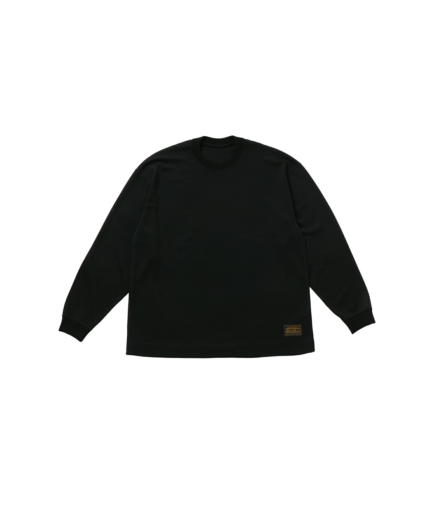 Eddie Bauer Black Tag Collection ALL Purpose Merino Crew Neck Long Sleeve(24SS-M018)国内正規品 メンズ トップス Tシャツ 長袖 ストリート カジュアル シンプル ブラック ネイビー