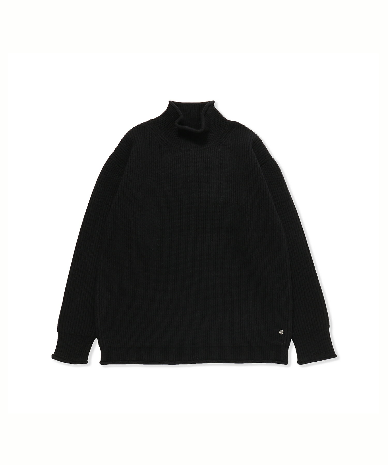 Eddie Bauer Black Tag Collection Roll neck Sweater(EB0102-M1010)【エディーバウアー ブラックタグコレクション ロールネックセーター】国内正規品 メンズ トップス ニット ハイネック ストリート カジュアル シンプル メリノウール ブラック XL