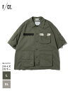 F/CE. × DIGAWEL：7 Pockets S/S Shirt(FSP02231U0001)【エフシーイー×ディガウェル 7ポケット シャツ《コラボモデル》】国内正規品 メンズ トップス 半袖 セットアップ ストリート カジュアル スポーティ アウトドア レジャー 23SS FCE