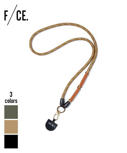 F/CE. YOSEMITE STRAP BY F/CE.(FSP49232U0001)【エフシーイー ヨセミテ ストラップ 】正規品 グッズ アクセサリー モバイルストラップ 小物 雑貨 ネックストラップ 首掛け カジュアル シンプル ブラック ベージュ オリーブ プレゼント ギフト対応可