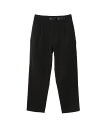 GOLDWIN One Tuck Tapered Stretch Pants(GL74198)【ゴールドウィン ワンタックテーパードストレッチパンツ】正規品 メンズ ボトムス カジュアル シンプル スポーティー ストリート ナチュラル ストレッチ性 ワンタック ポリエステル ブラック グレー