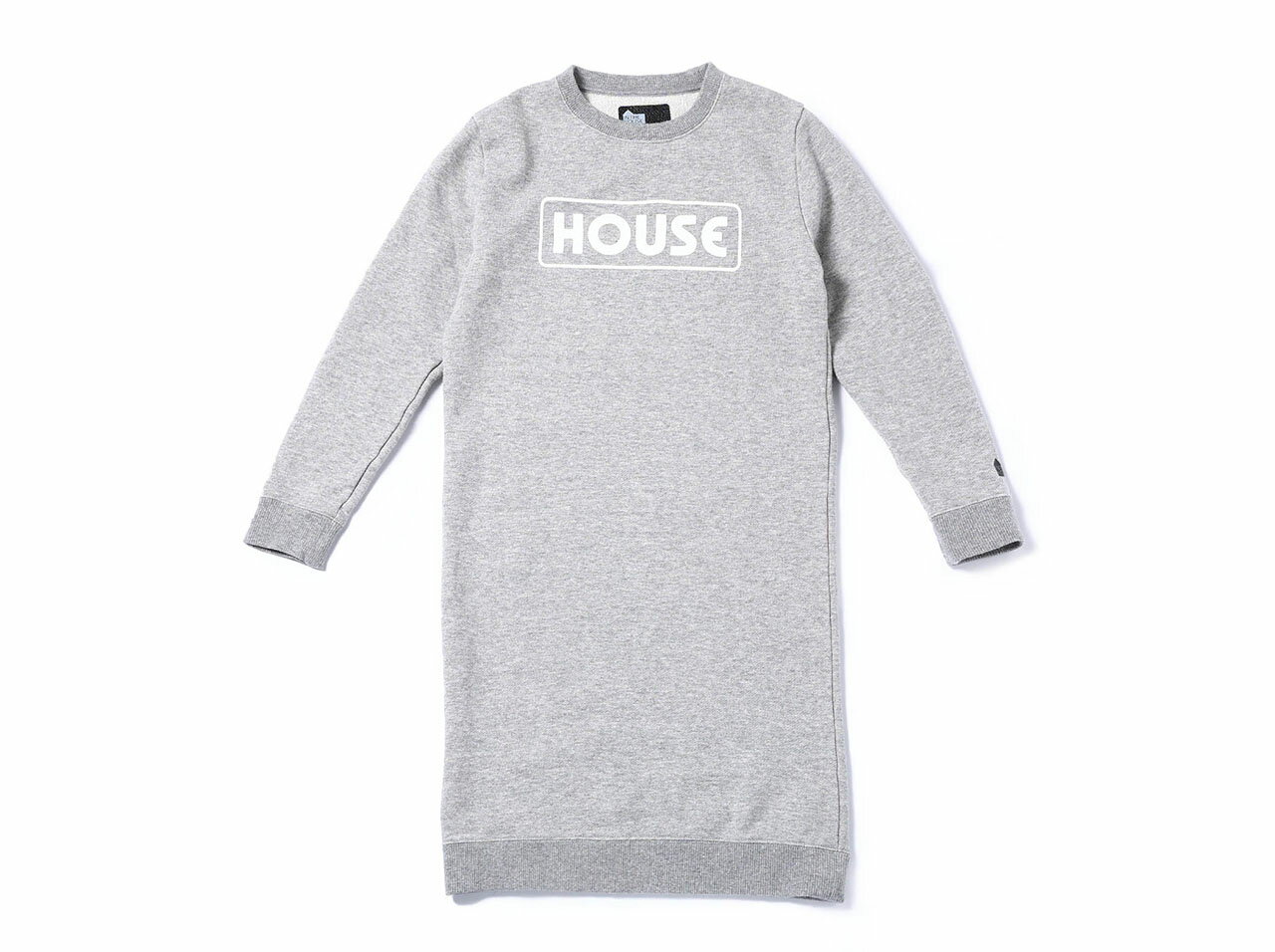 90%OFF!! IN THE HOUSE GIRLS LOGO SWEAT ONEPIECE(ith-0038)【インザハウス ガールズロゴスウェットワンピース】キッズ ガールズ 女の子 ワンピース スウェット 体型カバー 長袖 秋冬 あったか カジュアル 動きやすい おうち時間 子供服