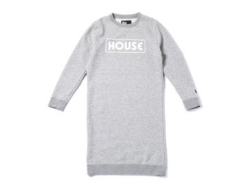 IN THE HOUSE GIRLS LOGO SWEAT ONEPIECE(ith-0038)【インザハウス】【キッズ】【ワンピース】