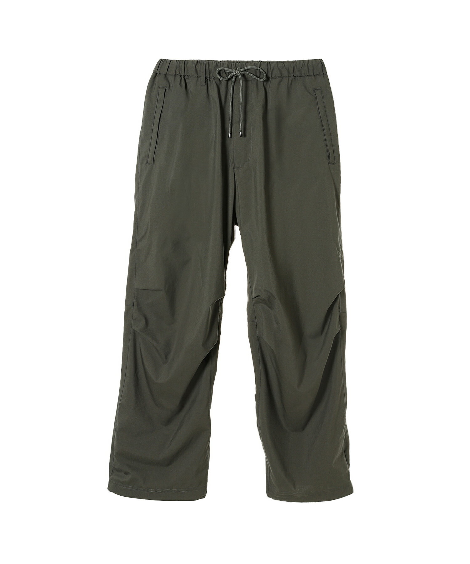 MARKAWARE EASY ARMY TROUSERS(A24C02PT01C)【マーカウェア イージーアーミートラウザーズ 】国内正規品 メンズ ストレートパンツ ボトムス カジュアル シンプル ストリート ナチュラル オーガニックウール タイプライター オリーブ S/M/L 24AW FW 秋冬