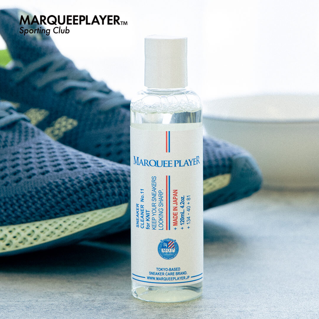 MARQUEE PLAYER SNEAKER CLEANER No.11 for KNIT 120ml(MP003)【マーキープレイヤー】【シューケア】【スニーカーケア】【クリーナー】【汚れ落とし】【日本製】 ギフトラッピングOK