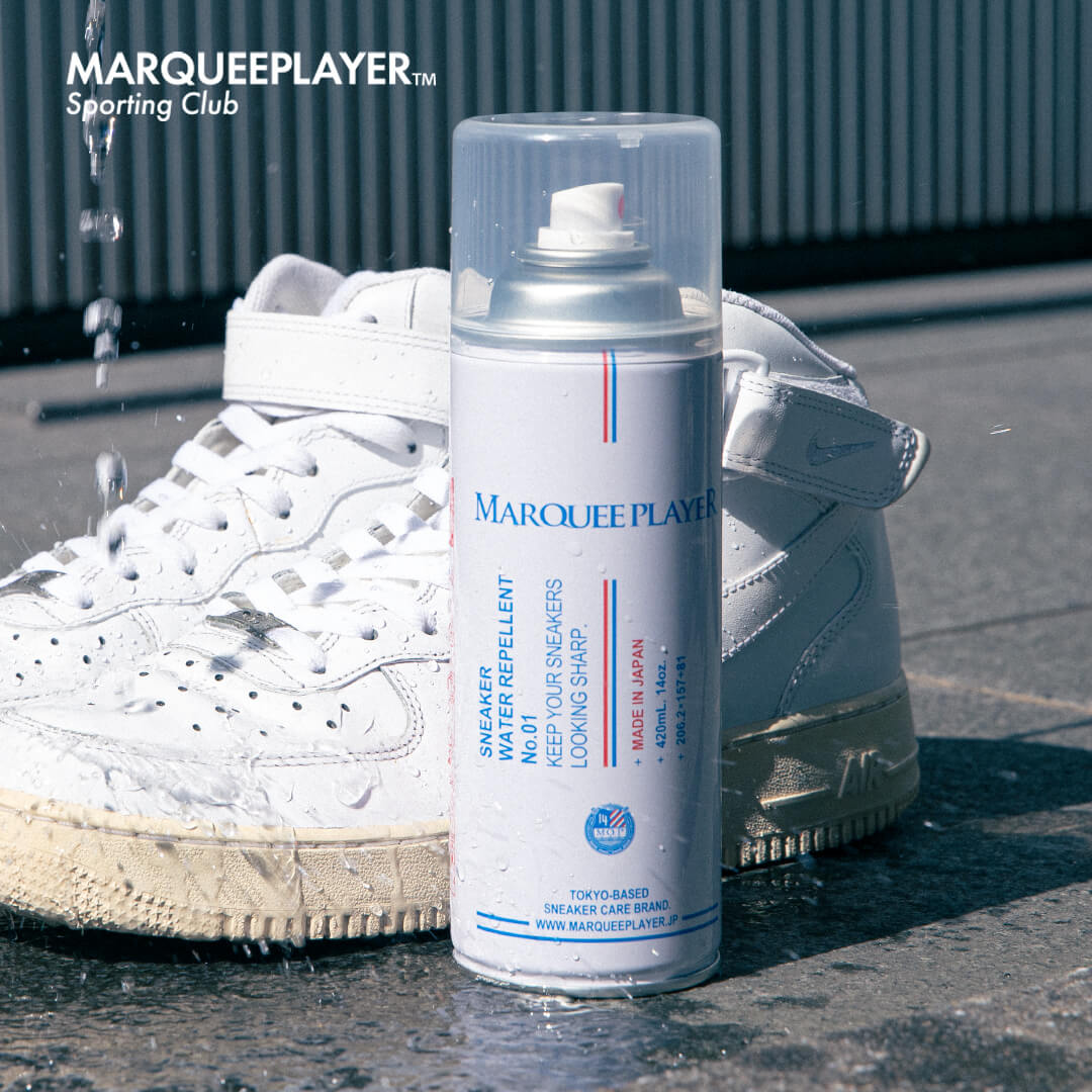 MARQUEE PLAYER SNEAKER WATER REPELLENT No.01 420ml(MP005)【マーキープレイヤー スニーカーウォーターリぺレント】シューケア スニーカーケア 防水スプレー 撥水 日本製 レインアイテム 梅雨対策 雨の日