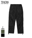 TAION MILITARY DOWN PANTS(TAION-131ML-1)【タイオン ミリタリーダウンパンツ】正規品 メンズ ボトムス パンツ カジュアル シンプル スポーティー ストリート アウトドア 防寒 保温 ポリエステル M~XL ブラック オリーブ 秋冬 23AW FW