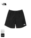 THE NORTH FACE Nuptse Short(NB42334)国内正規品 メンズ パンツ ボトムス ショートパンツ カジュアル シンプル アウトドア ストリート スポーツ アクティビティ ブラック ナイロン 撥水加工 S/M 24SP