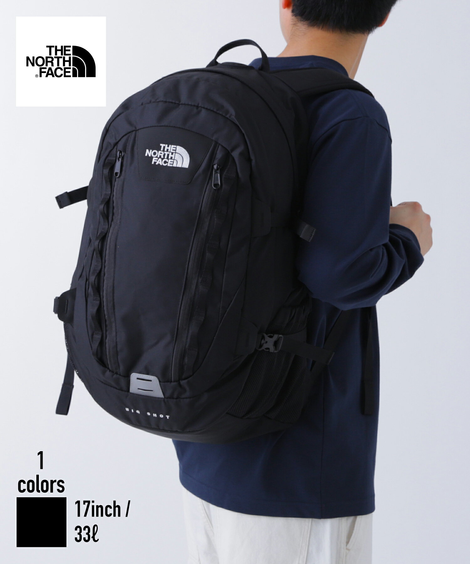 THE NORTH FACE Big Shot(NM72301)国内正規品 メンズ バッグ リュック カジュアル ストリート スポーティー ギフト対応可 17inch 33リットル