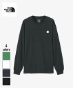 THE NORTH FACE L/S Small Box Logo Tee (NT32441)国内正規品 メンズ トップス Tシャツ 長袖 ロンT カジュアル シンプル ストリート ブラック グリーン ネイビー ホワイト S/M/L/XL 24SP