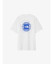 THE NORTH FACE S/S GEO Square Logo Tee (NT32451)国内正規品 メンズ Tシャツ 半袖 カジュアル シンプル ストリート スポーティー バックプリント ブラック オフホワイト 24SS 春夏 新作