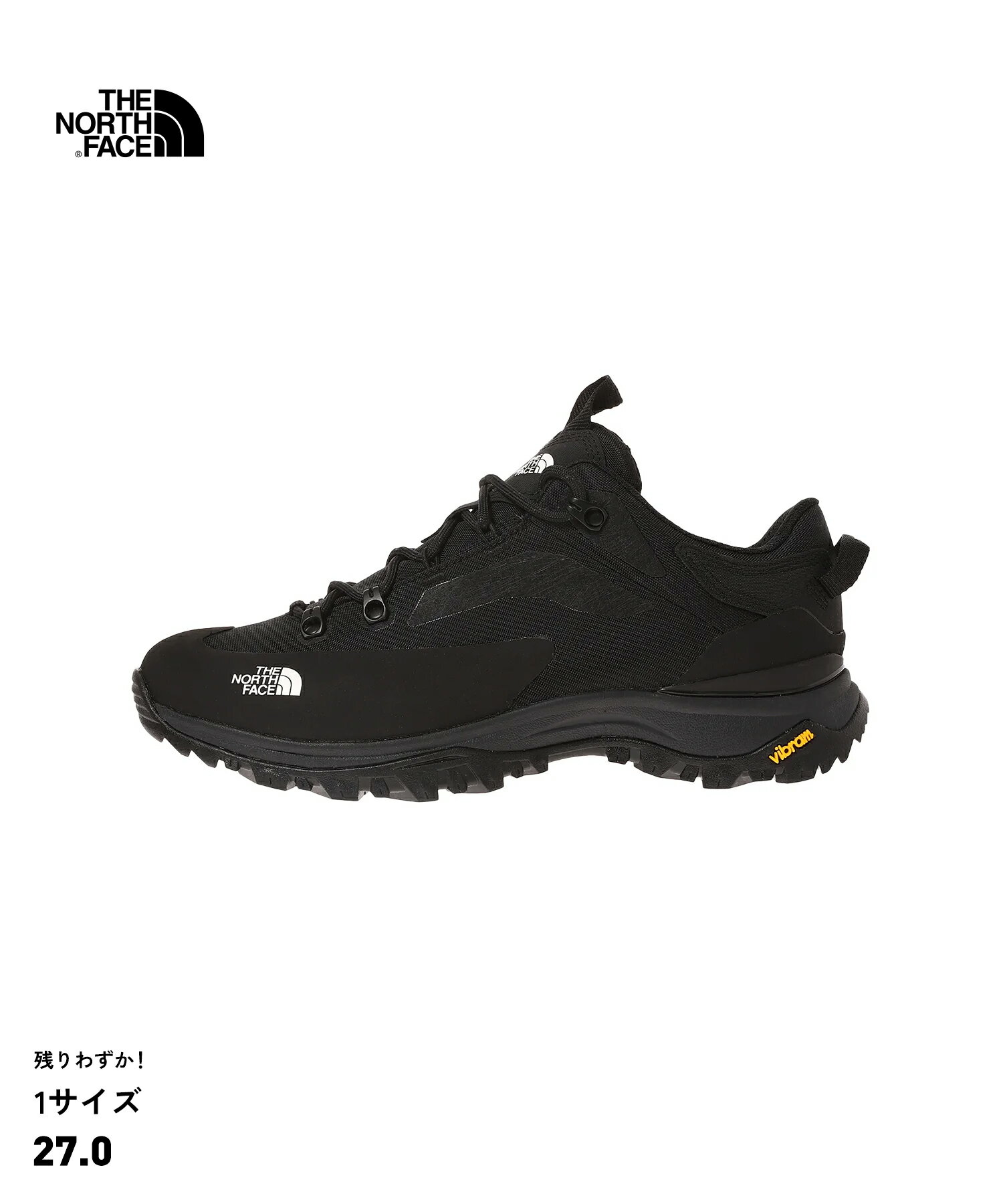 楽天FIGURETHE NORTH FACE Creston Hike WP（NF52410）【ノースフェイス クレストンハイク ウォータープルーフ】国内正規品 メンズ シューズ スニーカー 靴 フットウェア ストリート カジュアル アウトドア ジップアップ トレッキング Vibram ビブラムソール 防水透湿