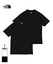 THE NORTH FACE S/S FLASHDRY PACK TEE(NT32542)【ノースフェイス ショートスリーブフラッシュドライパックティー(ユニセックス)】国内正規品 メンズ レディース トップス 半袖 同色2枚組 黒 白 コットン 綿100% 天然素材 速乾 吸汗 25SS 25年春夏