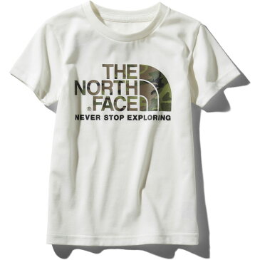 THE NORTH FACE【K】S/S Camo Logo Tee(NTJ31992)【ザノースフェース】【キッズ】【トップス】【Tシャツ】【半袖】【ストリート】【ストアレビュー記載でソックスプレゼント対象品】