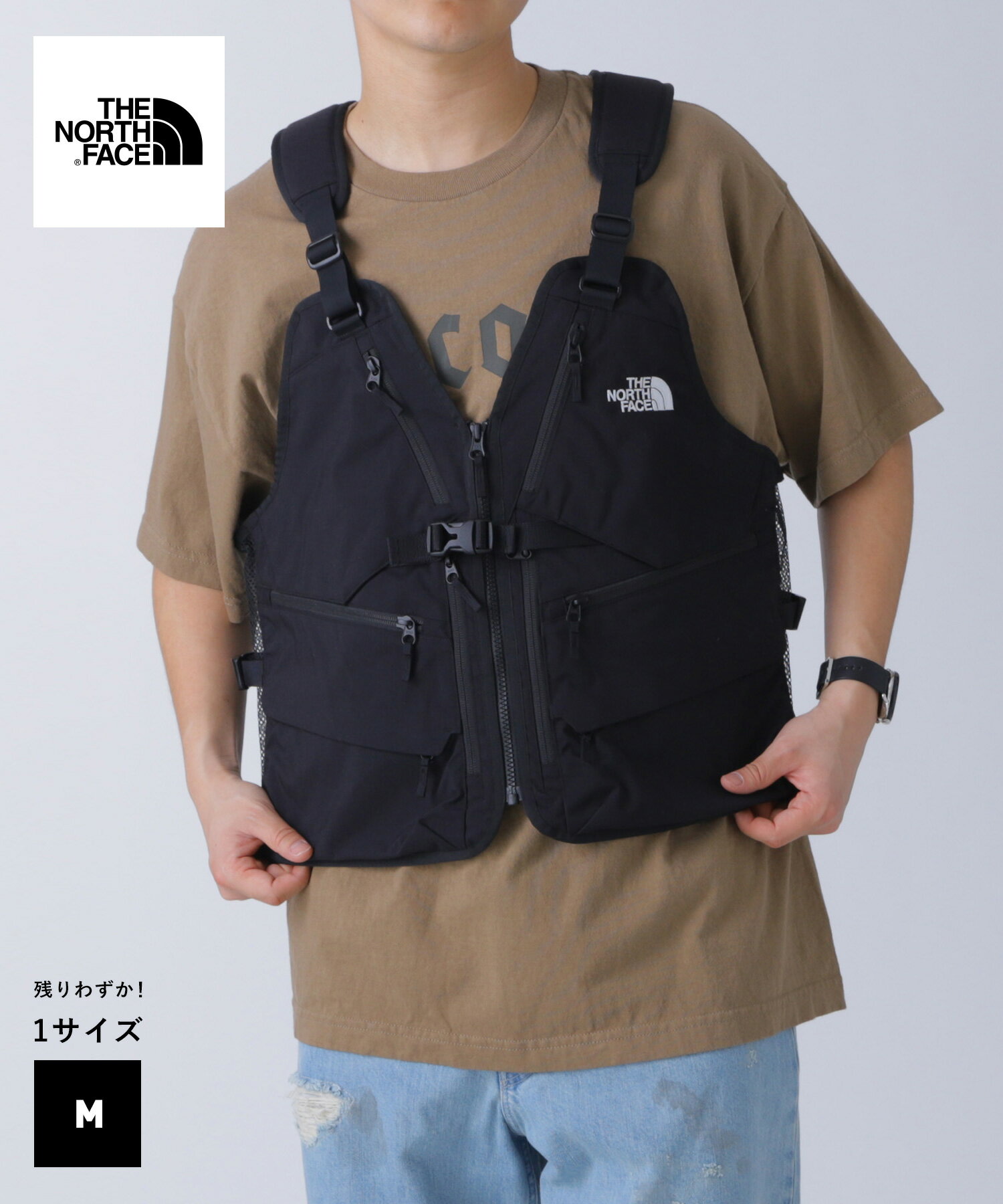 楽天FIGURETHE NORTH FACE Gear Mesh Vest（NP22231）【ノースフェイス ギアメッシュベスト】国内正規品 メンズ アウター ベスト ストリート カジュアル トレンドアイテム シンプル 22年春夏