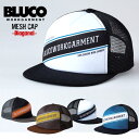 30％OFFセール 2022 BLUCO ブルコ メッシュ キャップ CAP BLUCO WORK GARMENT ブルコワークガーメント MESH CAP -Diagonal-