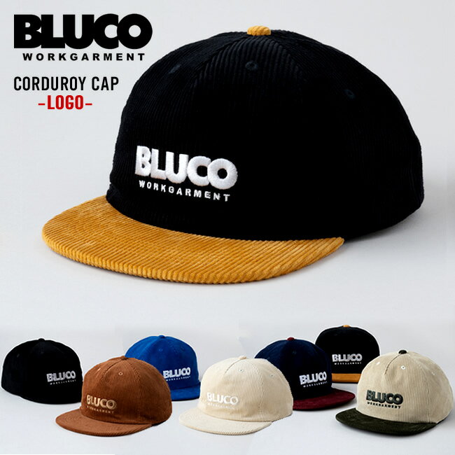 BLUCO ブルコ コーデュロイキャップ CAP BLUCO WORK GARMENT ブルコワークガーメント ORIGINAL CORDUROY CAP ーLOGOー