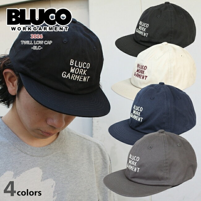再入荷 BLUCO ブルコ CAP ツイルローキャップ -BLC- 161-61-043 メンズ 帽子 ベースボールキャップ