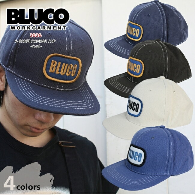 再入荷 BLUCO ブルコ CAP 6パネルキャンバスキャップ -Oval- 161-61-045 メンズ 帽子 ベースボールキャップ